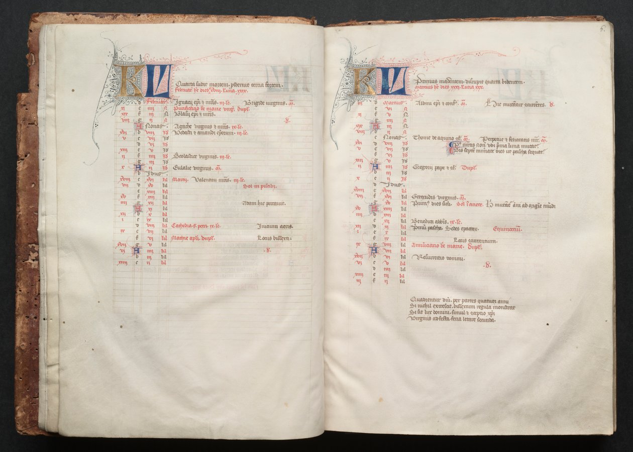 The Gotha Missal: Fol. 5v, Text by Master of the Boqueteaux