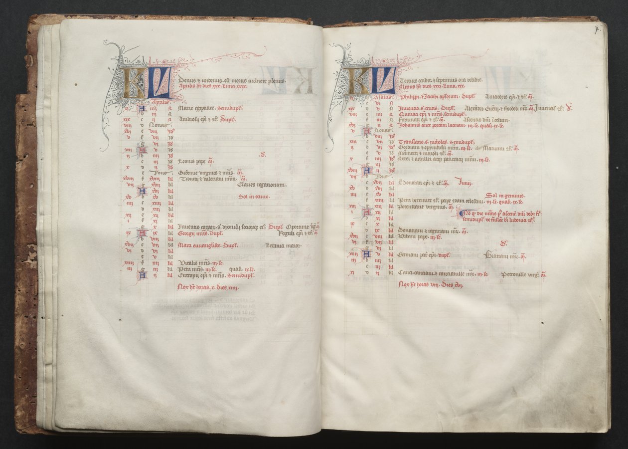 The Gotha Missal: Fol. 6v, Text by Master of the Boqueteaux