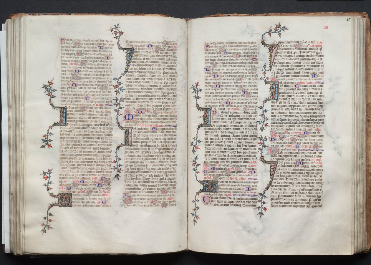 The Gotha Missal: Fol. 81r, Text by Master of the Boqueteaux