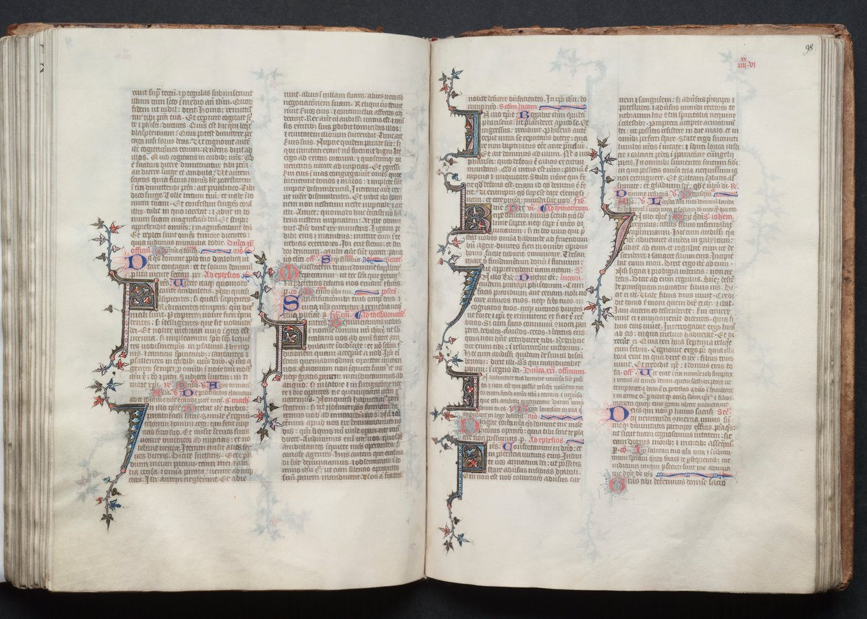 The Gotha Missal: Fol. 98r, Text by Master of the Boqueteaux