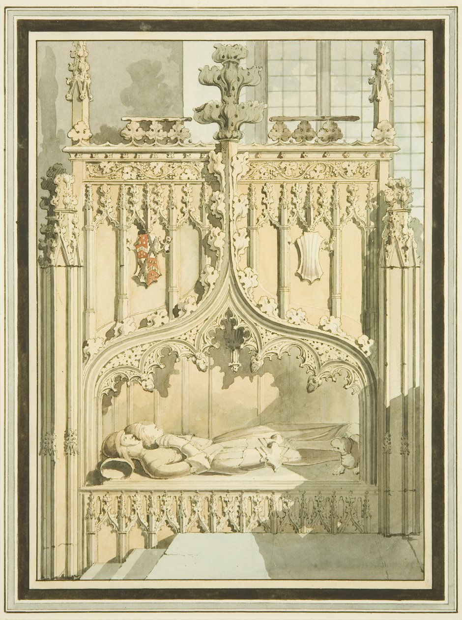 Effigies of Sir Maurice Berkeley and wife, in St Mark