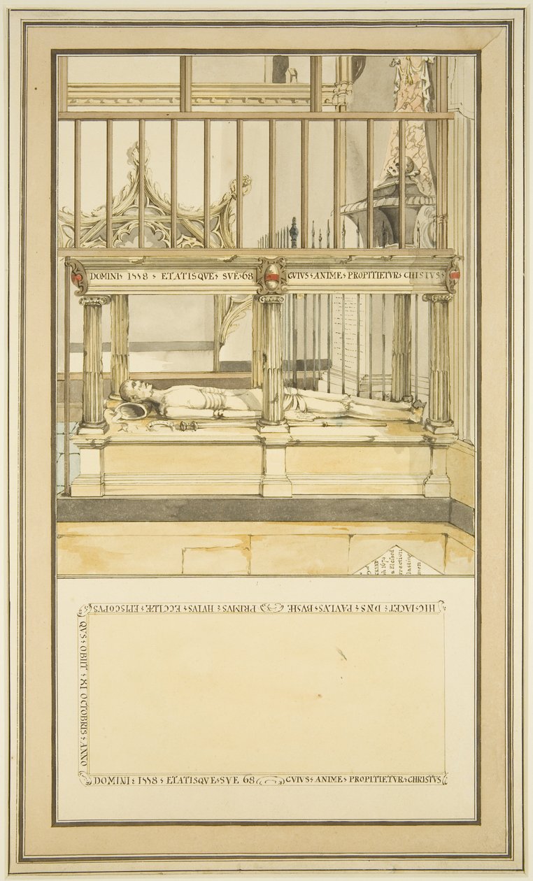 Tomb of Bishop Paul Bush, in Bristol Cathedral by Master of the Bristol Church Monuments