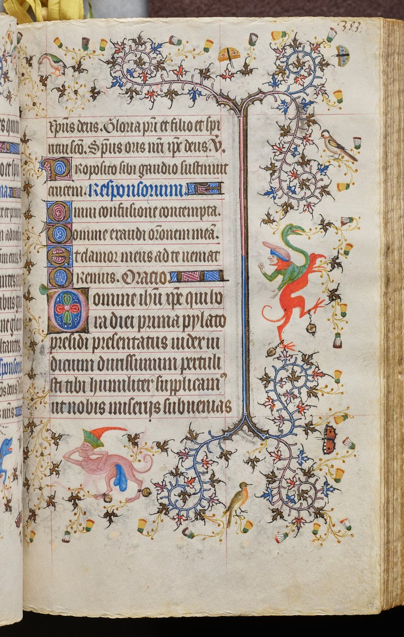 Hours of Charles the Noble, King of Navarre (1361-1425): fol. 172r, Text by Master of the Brussels Initials and Associates