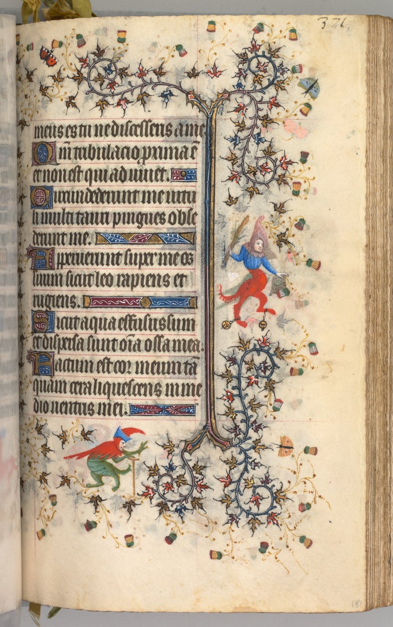 Hours of Charles the Noble, King of Navarre: Folio 181r by Master of the Brussels Initials and Associates