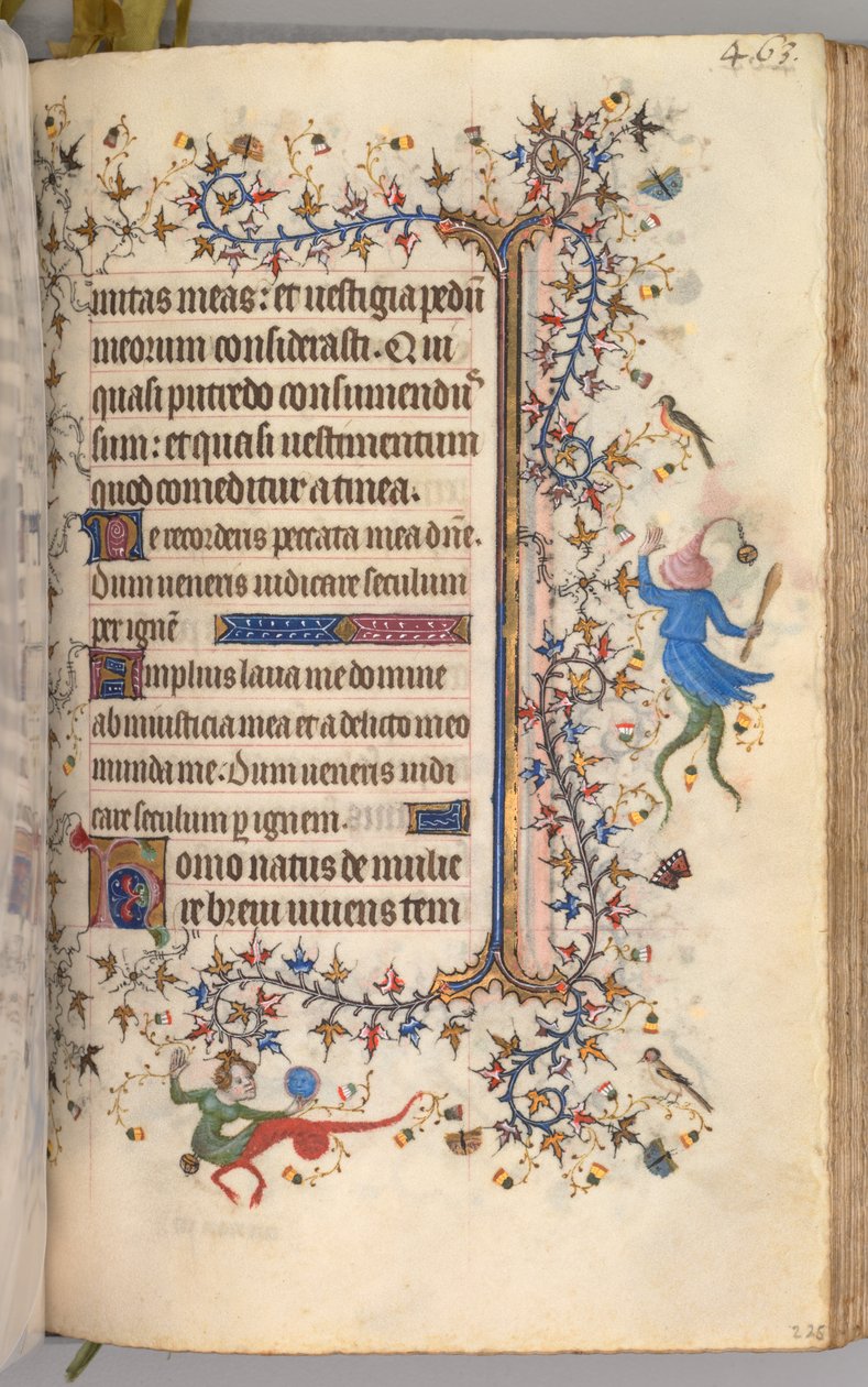 Hours of Charles the Noble, King of Navarre 1361-1425: fol. 226r, Text, c. 1405 by Master of the Brussels Initials and Associates