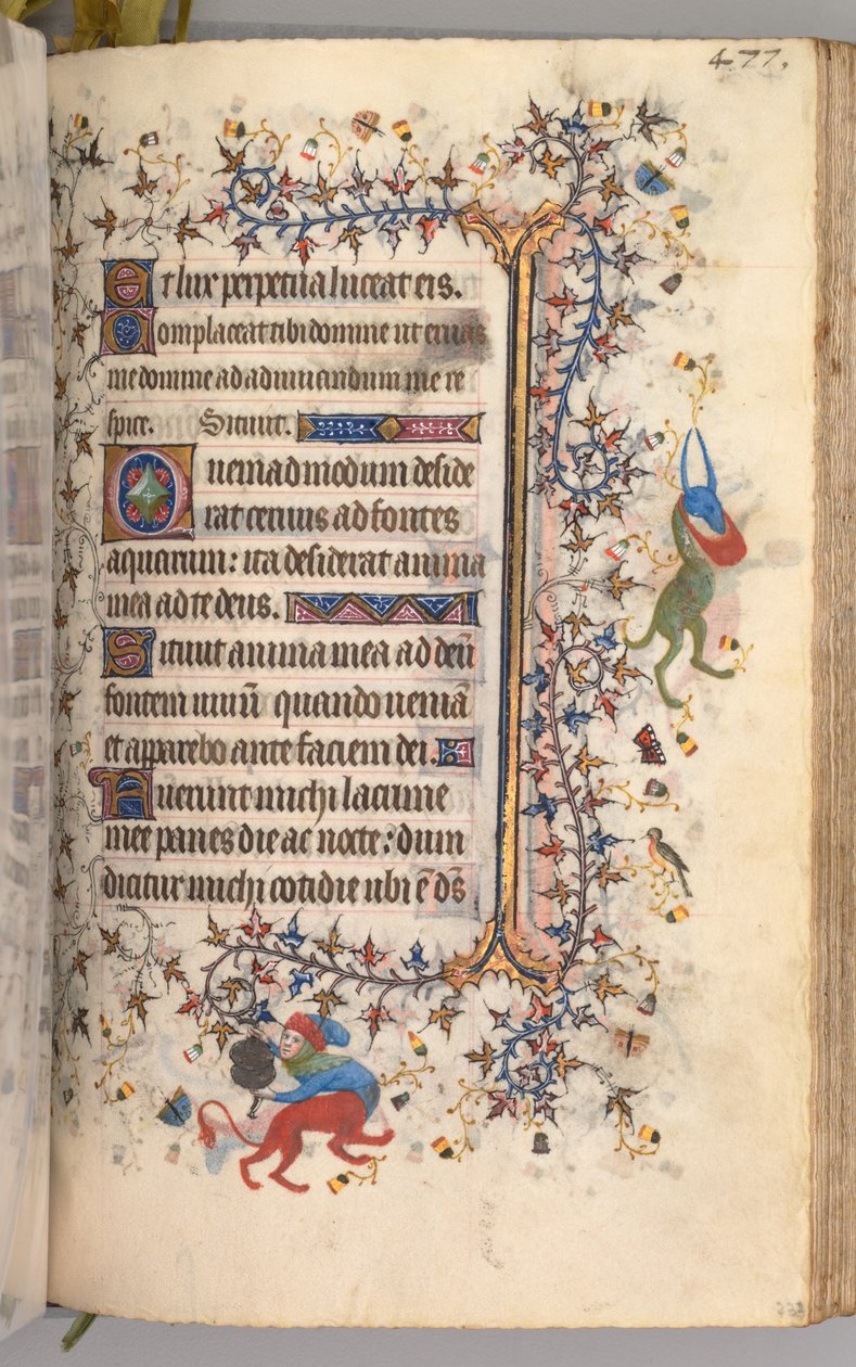 Hours of Charles the Noble, King of Navarre 1361-1425: fol. 233r, Text by Master of the Brussels Initials and Associates