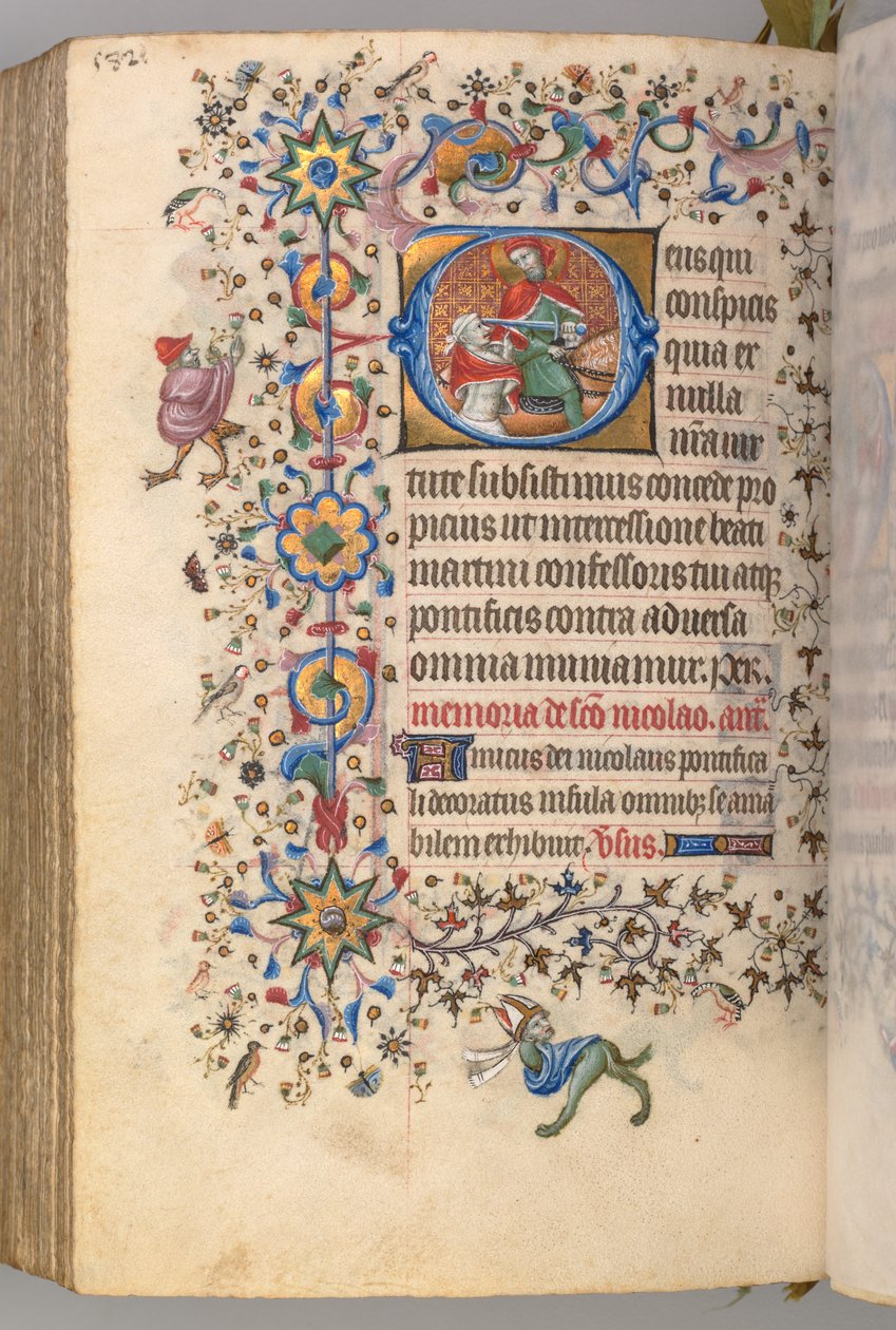 Hours of Charles the Noble, King of Navarre 1361-1425, fol. 285v, St. Martin, c. 1405 by Master of the Brussels Initials and Associates