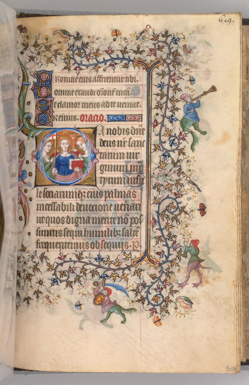 Hours of Charles the Noble, King of Navarre: The Virgin Martyrs by Master of the Brussels Initials and Associates