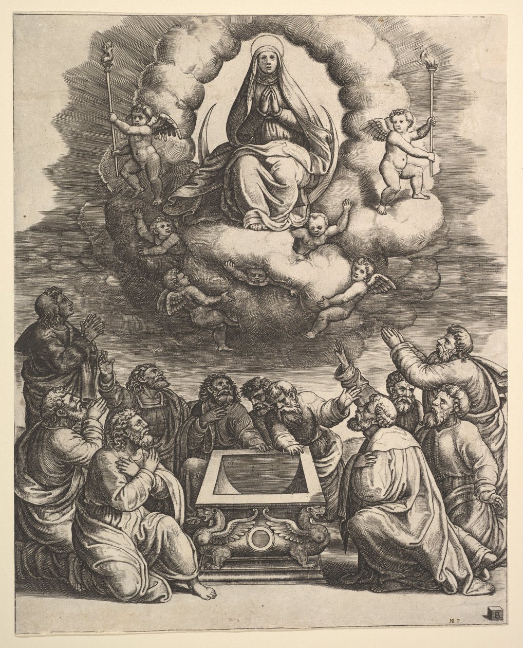 The Assumption of the Virgin by Master of the Die