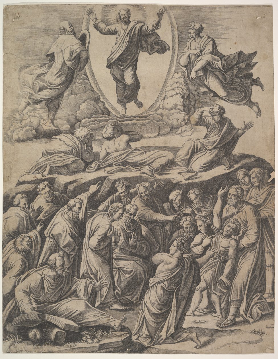 The Transfiguration of Christ (Detail) by Master of the Die