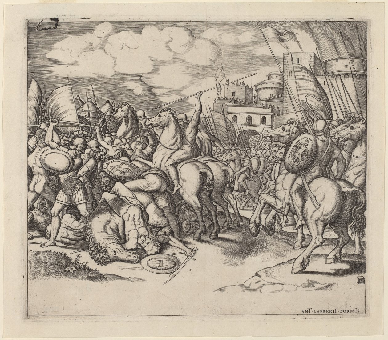 The Victory of Scipio over Syphax by Master of the Die