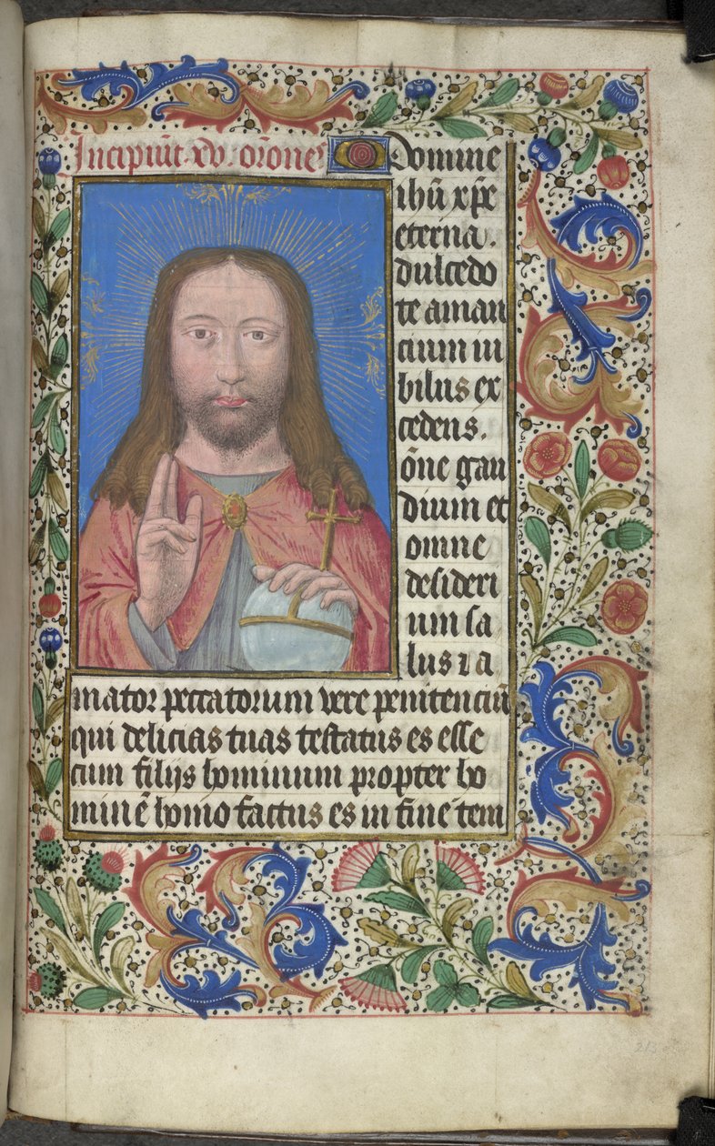 Christ Blessing by Master of the Dresden Prayer Books