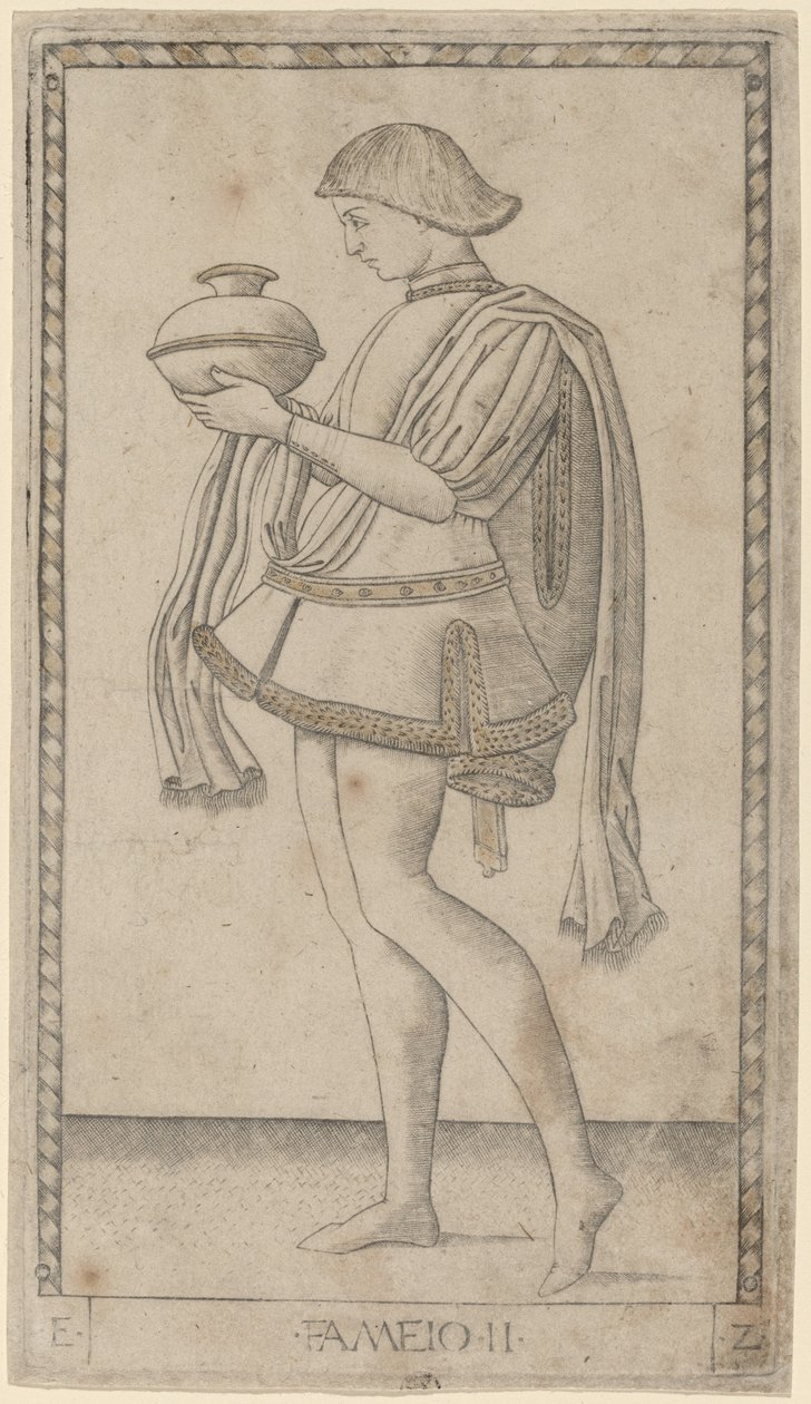 Servant by Master of the E Series Tarocchi