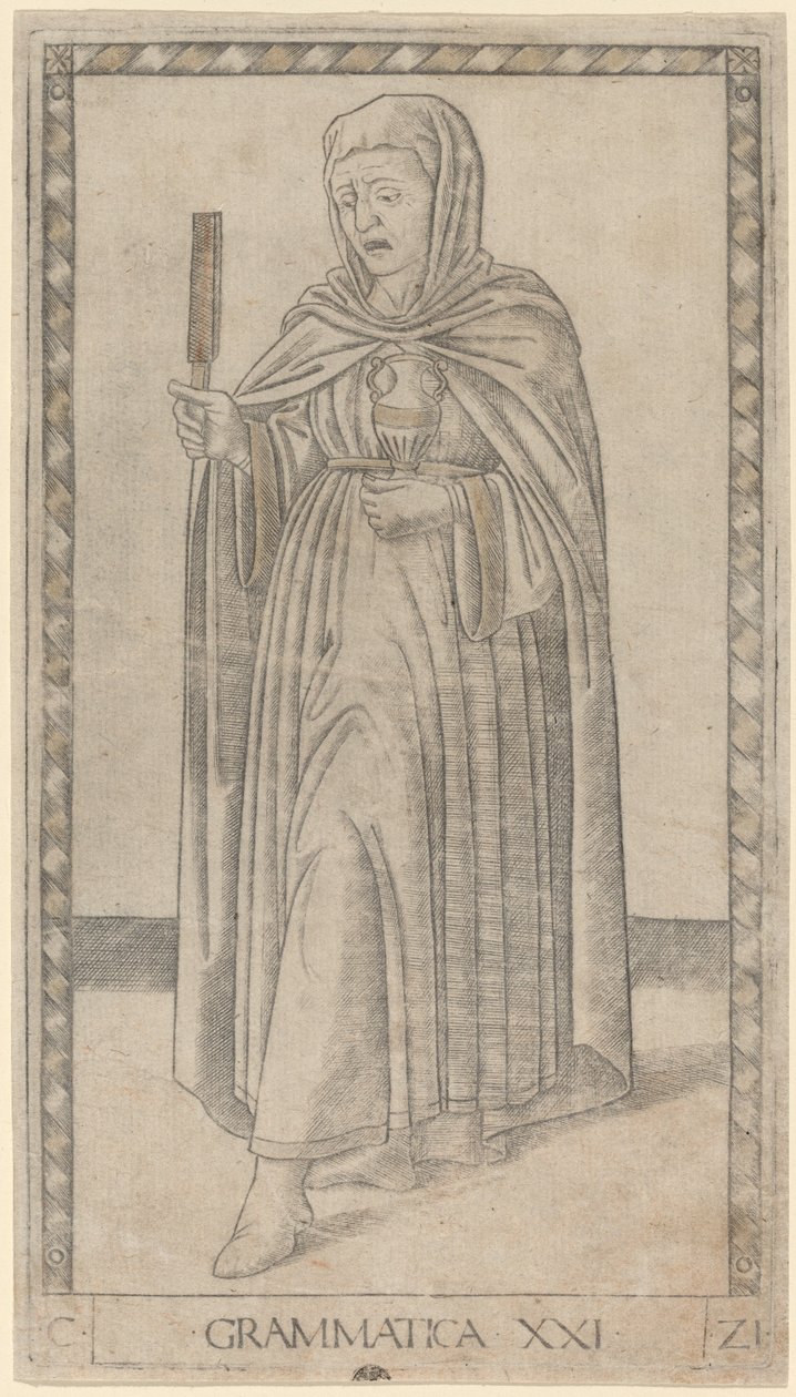 Grammar by Master of the E Series Tarocchi