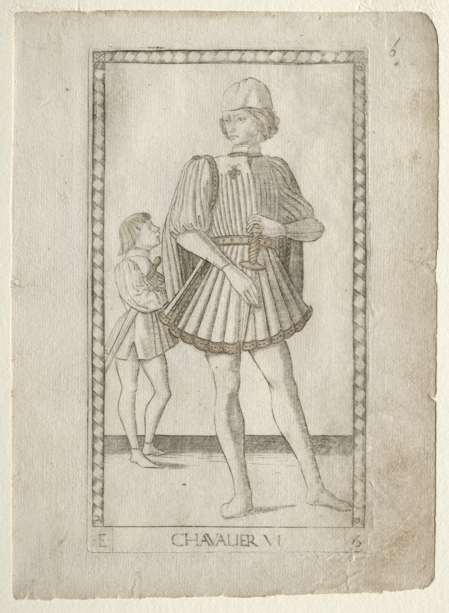 The Knight (from the Tarocchi, series E: Conditions of Man, #6) by Master of the E Series Tarocchi