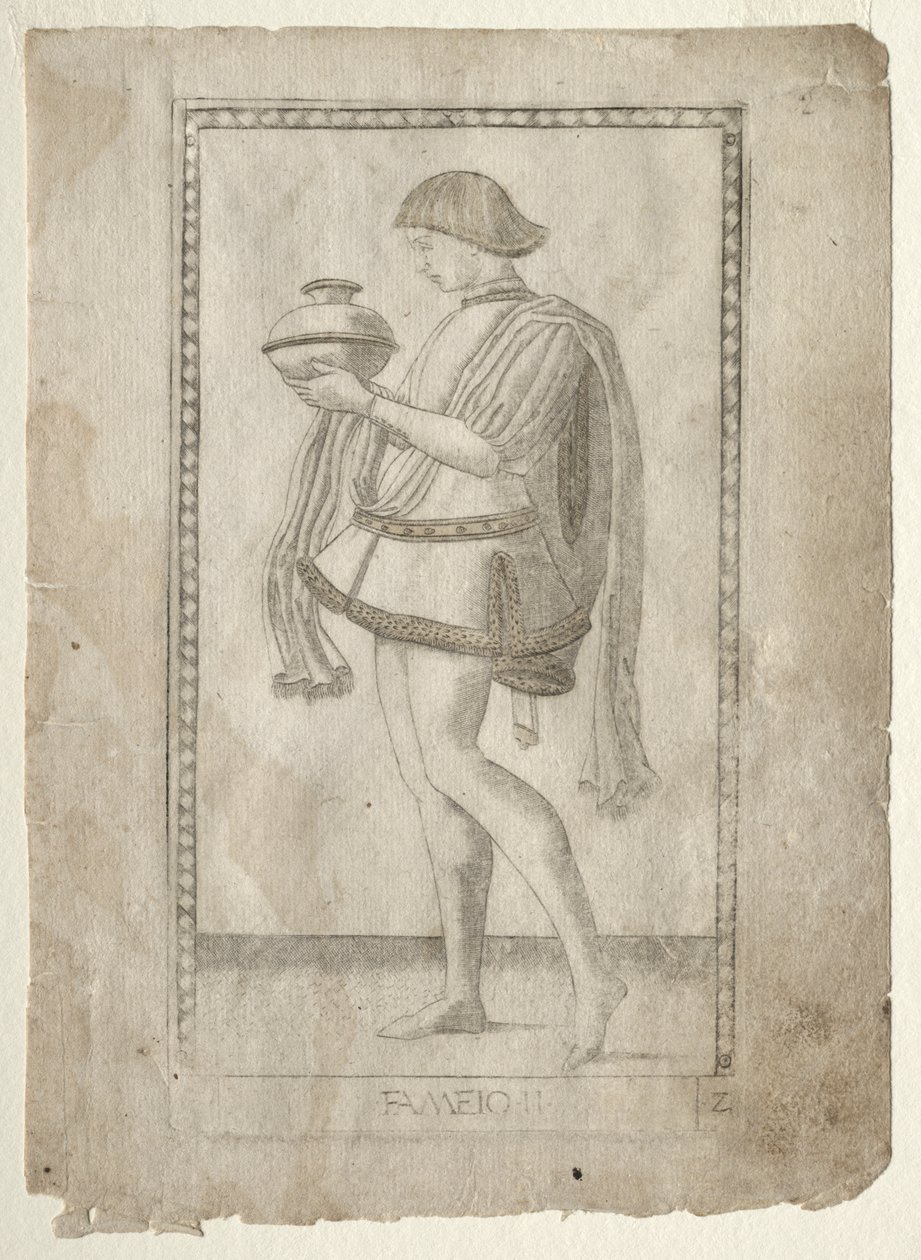 The Servant (from the Tarocchi, series E: Conditions of Man, #2) by Master of the E Series Tarocchi