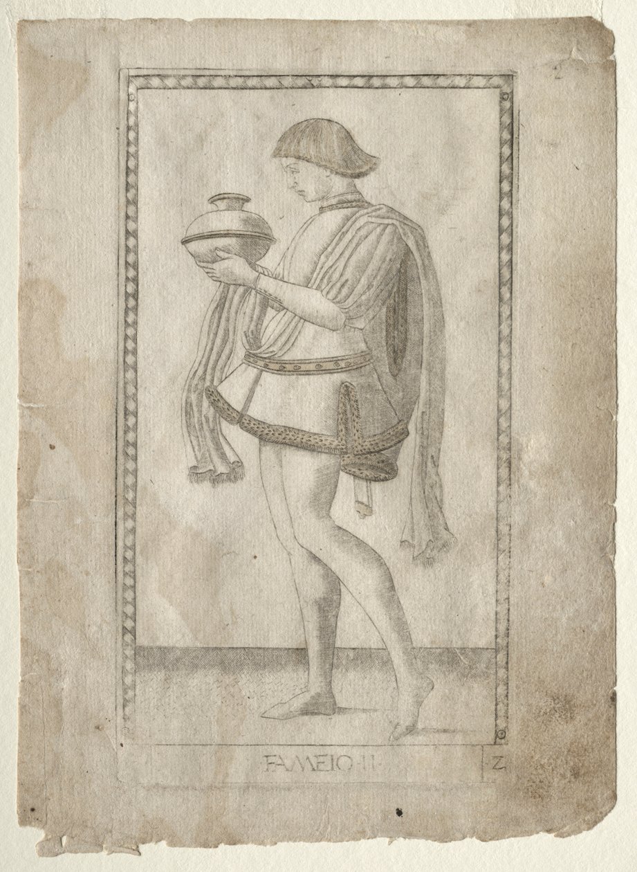 The Servant from the Tarocchi, Series E: Conditions of Man, #2 by Master of the E Series Tarocchi