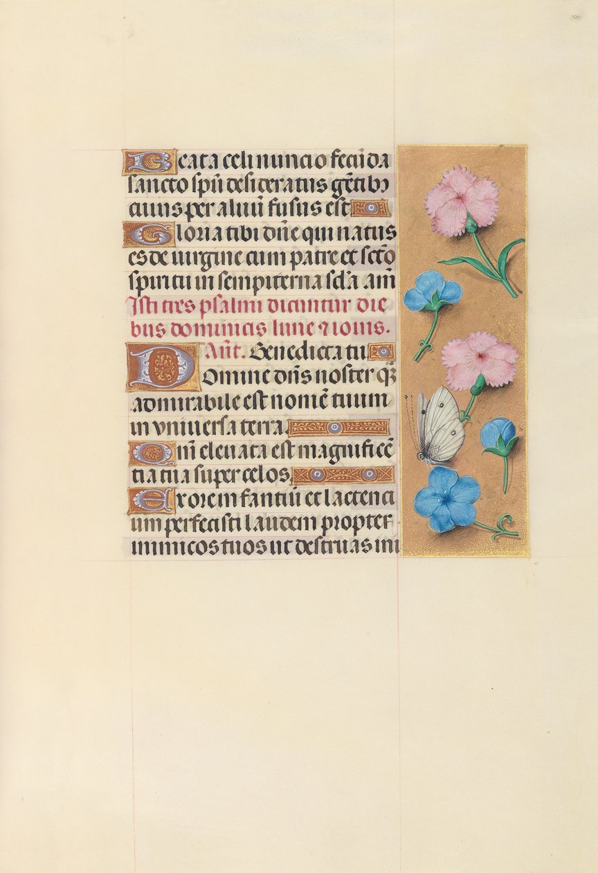 Hours of Queen Isabella the Catholic, Queen of Spain: Fol. 100r by Master of the First Prayerbook of Maximillian