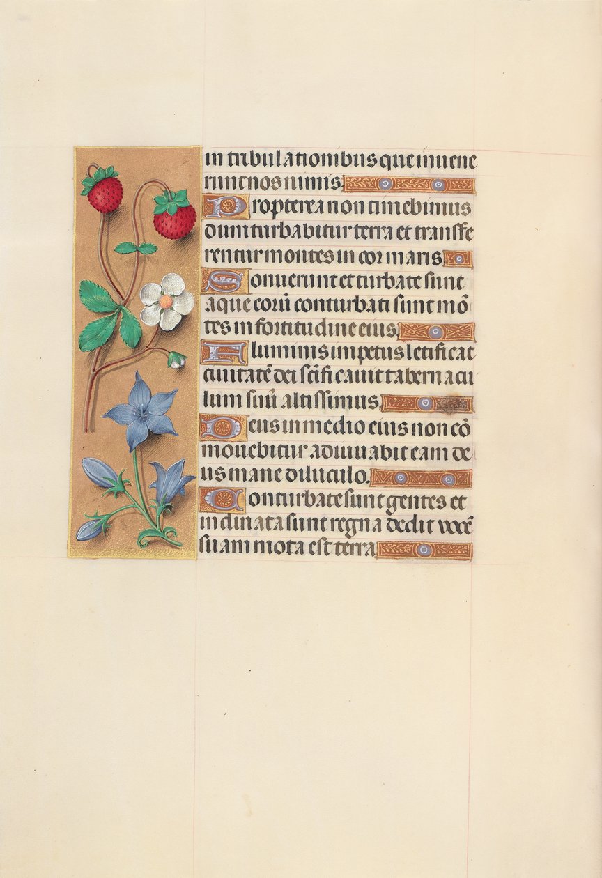 Hours of Queen Isabella the Catholic, Queen of Spain: Fol. 105v by Master of the First Prayerbook of Maximillian