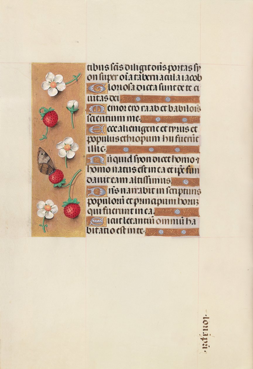Hours of Queen Isabella the Catholic, Queen of Spain: Fol. 106v by Master of the First Prayerbook of Maximillian