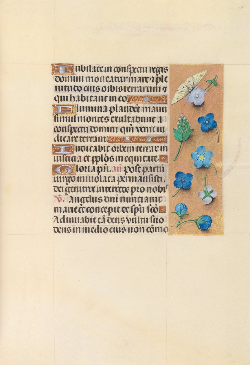 Hours of Queen Isabella the Catholic, Queen of Spain: Fol. 110r by Master of the First Prayerbook of Maximillian