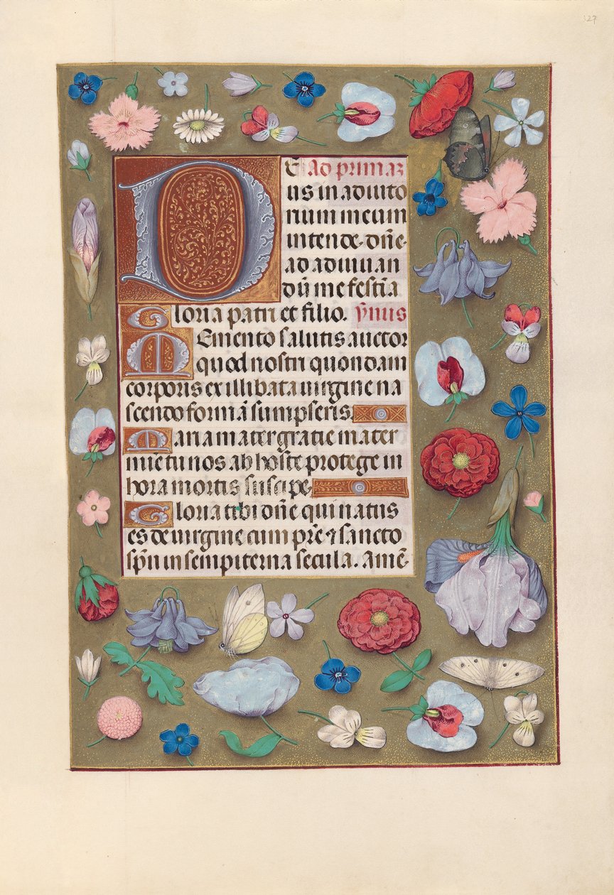 Hours of Queen Isabella the Catholic, Queen of Spain: Fol. 127r, c. 1500 by Master of the First Prayerbook of Maximillian