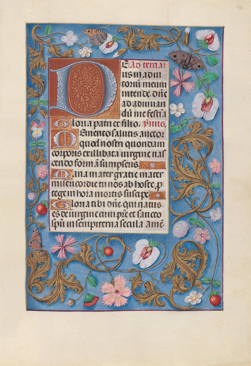 Hours of Queen Isabella the Catholic, Queen of Spain: Fol. 132r, c. 1500 by Master of the First Prayerbook of Maximillian