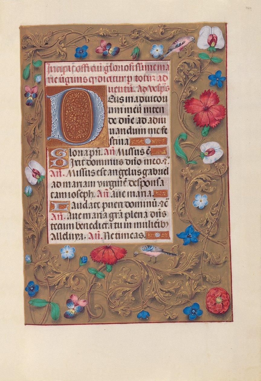Hours of Queen Isabella the Catholic, Queen of Spain: Fol. 160r by Master of the First Prayerbook of Maximillian