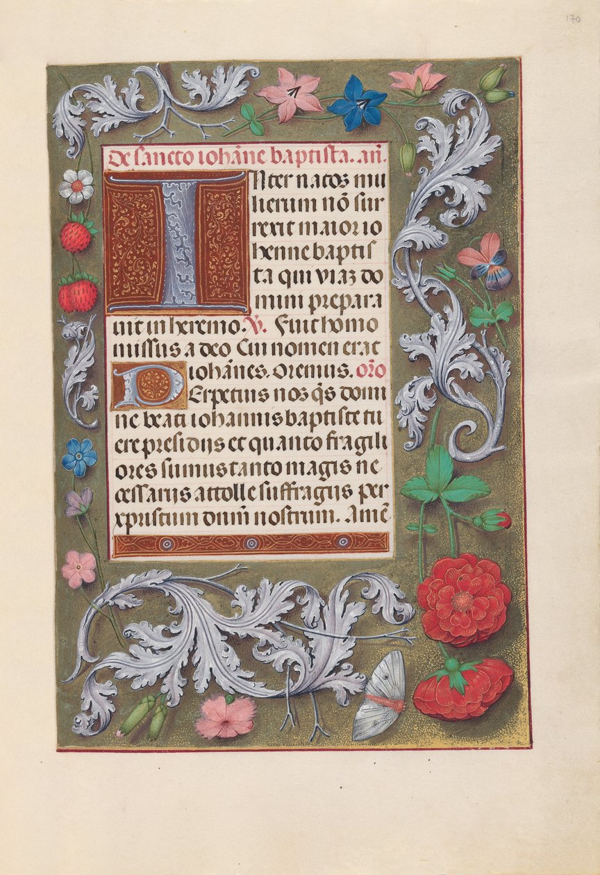 Hours of Queen Isabella the Catholic, Queen of Spain: Fol. 170r, c. 1500 by Master of the First Prayerbook of Maximillian
