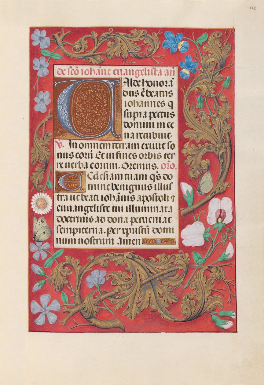 Hours of Queen Isabella the Catholic, Queen of Spain: Fol. 172r by Master of the First Prayerbook of Maximillian