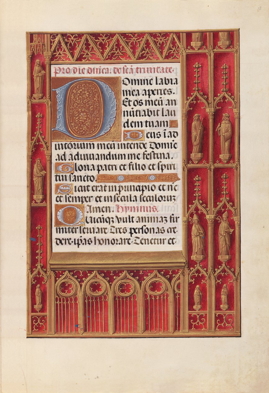 Hours of Queen Isabella the Catholic, Queen of Spain: Fol. 18r by Master of the First Prayerbook of Maximillian