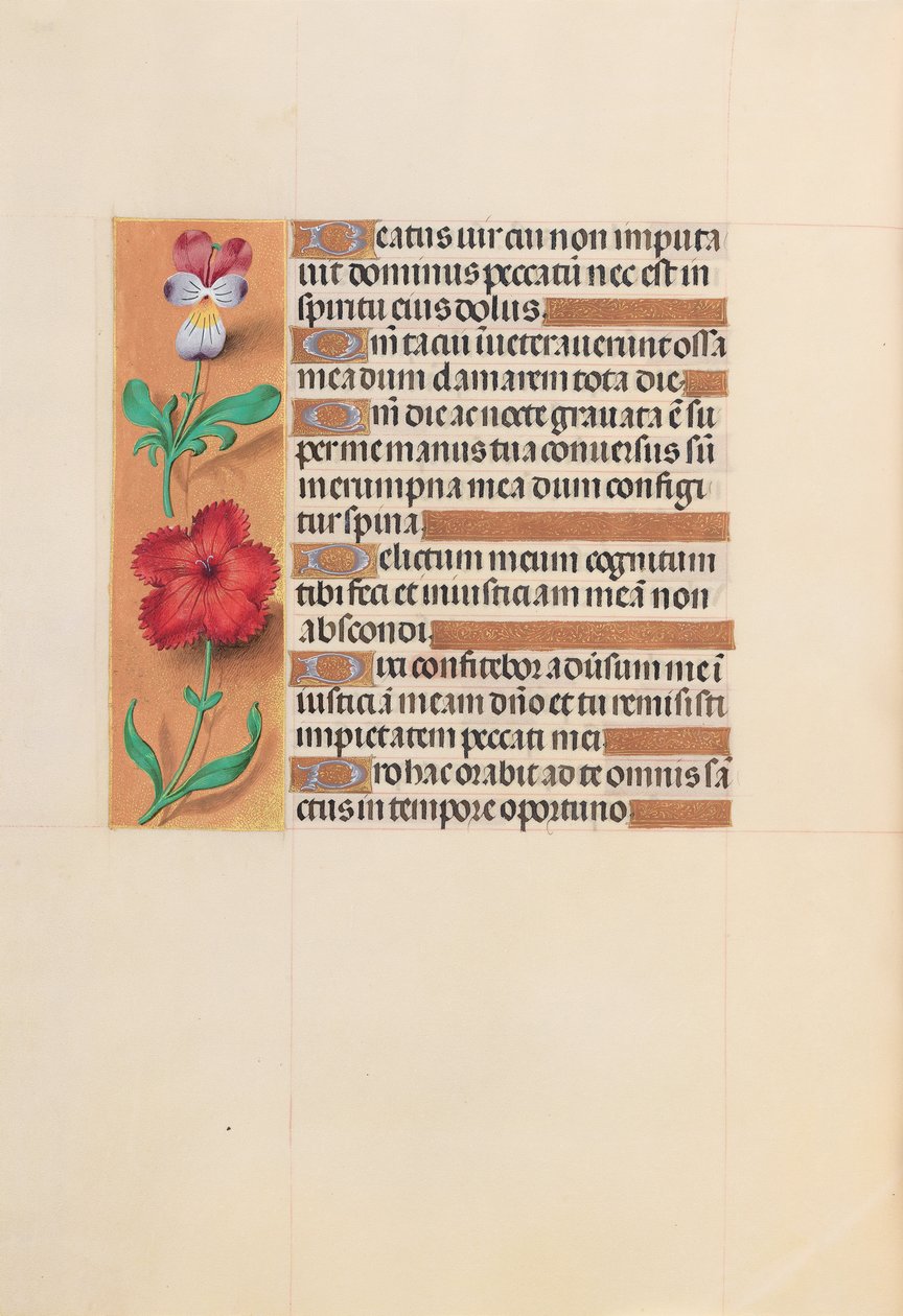Hours of Queen Isabella the Catholic, Queen of Spain: Fol. 201v by Master of the First Prayerbook of Maximillian