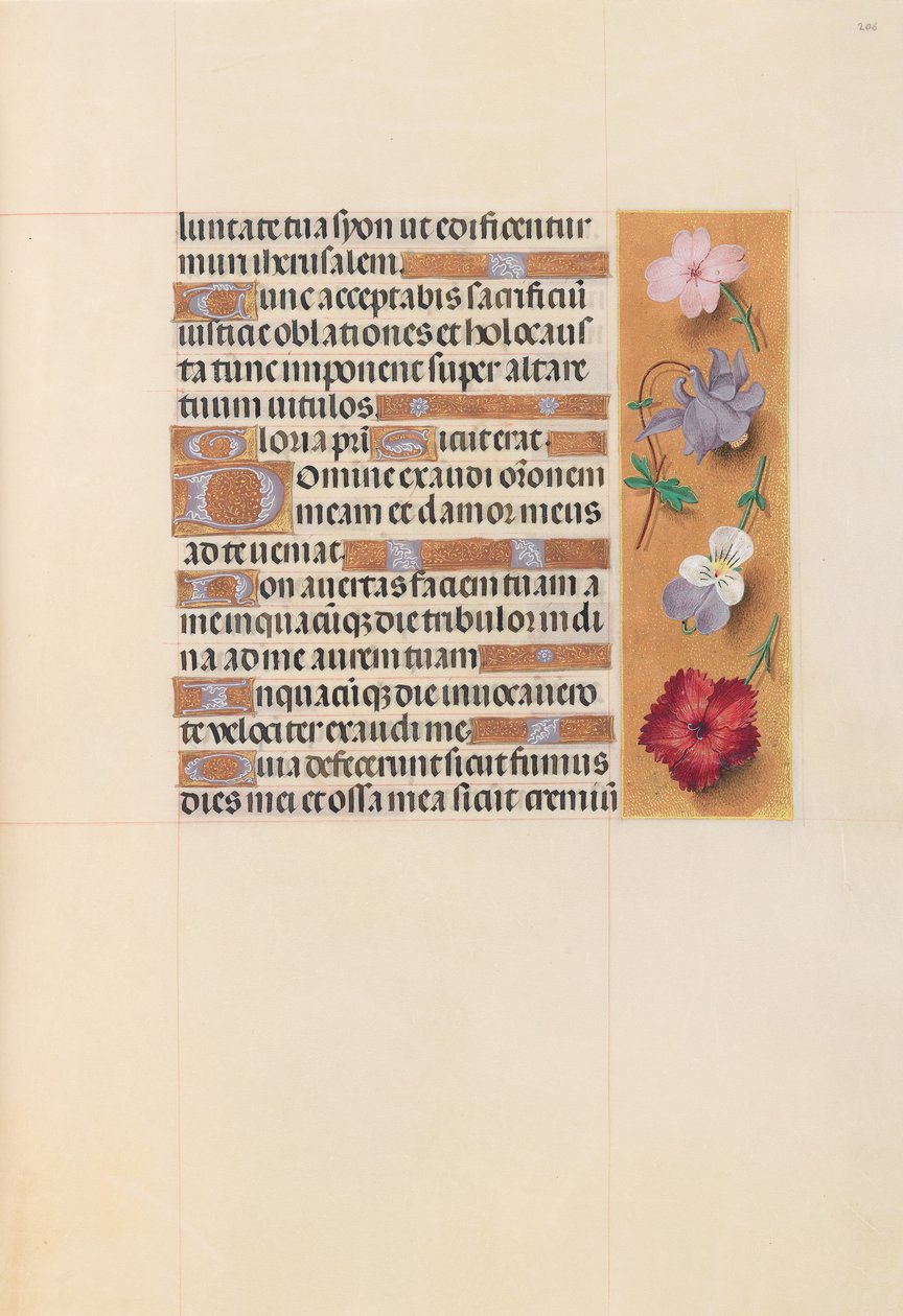 Hours of Queen Isabella the Catholic, Queen of Spain: Fol. 206r by Master of the First Prayerbook of Maximillian