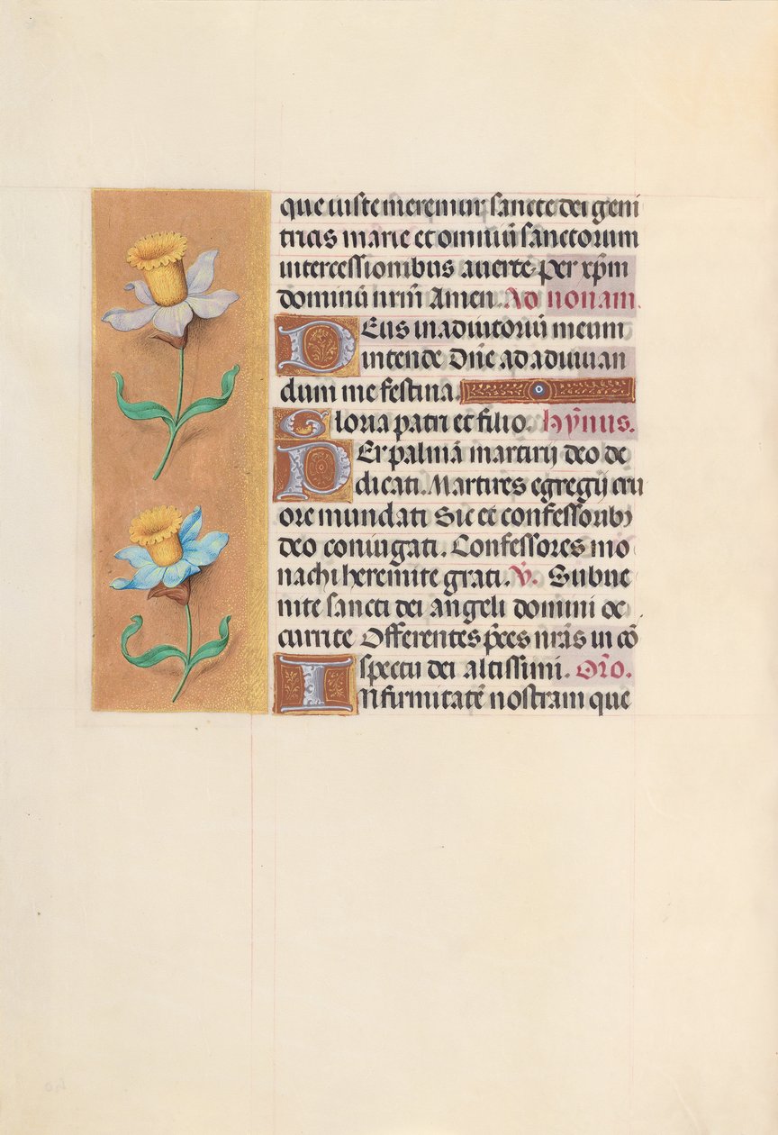 Hours of Queen Isabella the Catholic, Queen of Spain: Fol. 40v, c. 1500 by Master of the First Prayerbook of Maximillian