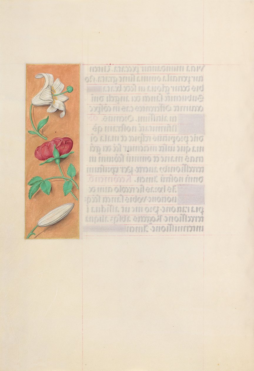 Hours of Queen Isabella the Catholic, Queen of Spain: Fol. 42v, c1500 by Master of the First Prayerbook of Maximillian