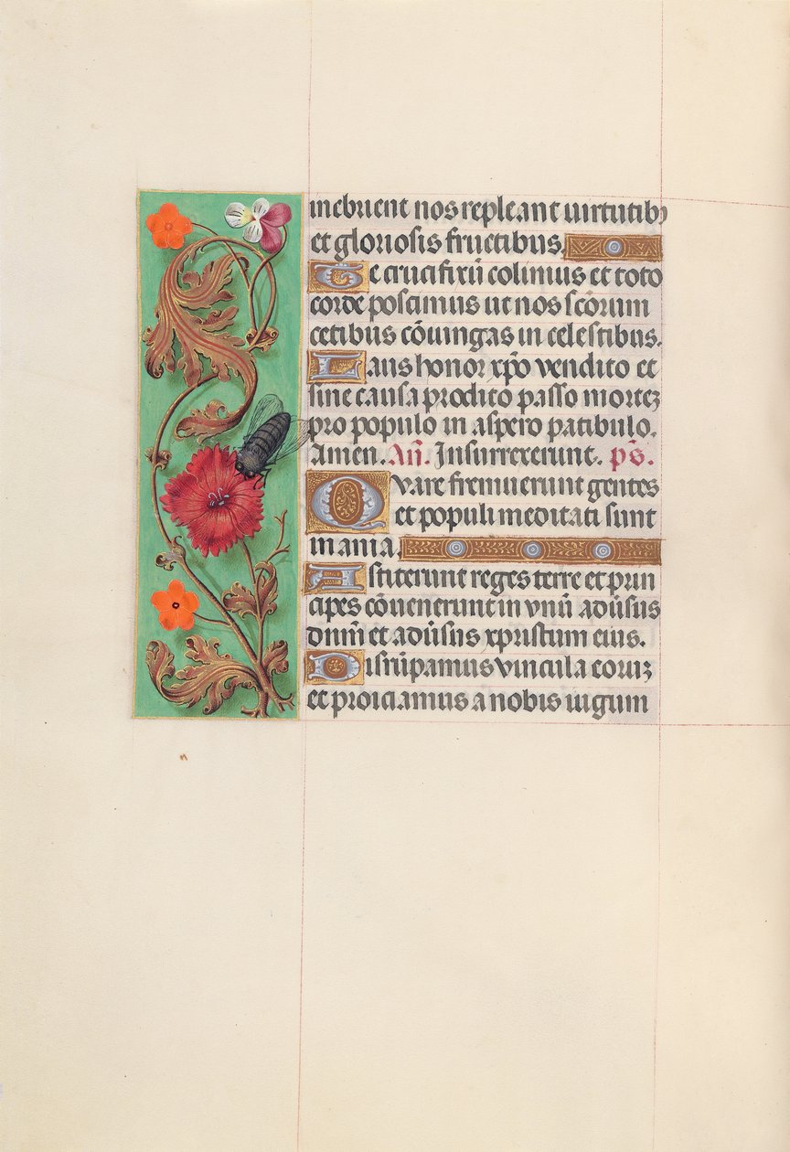 Hours of Queen Isabella the Catholic, Queen of Spain: Fol. 52v, c. 1500 by Master of the First Prayerbook of Maximillian
