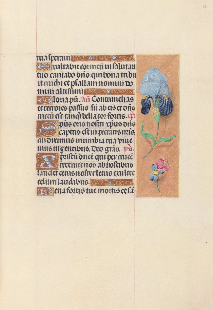 Hours of Queen Isabella the Catholic, Queen of Spain: Fol. 58r, c. 1500 by Master of the First Prayerbook of Maximillian