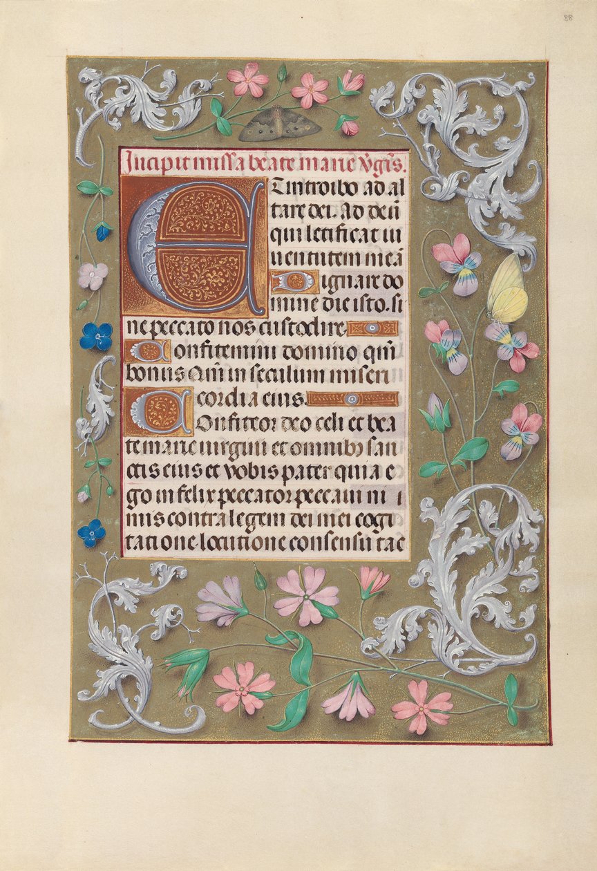 Hours of Queen Isabella the Catholic, Queen of Spain: Fol. 88r by Master of the First Prayerbook of Maximillian