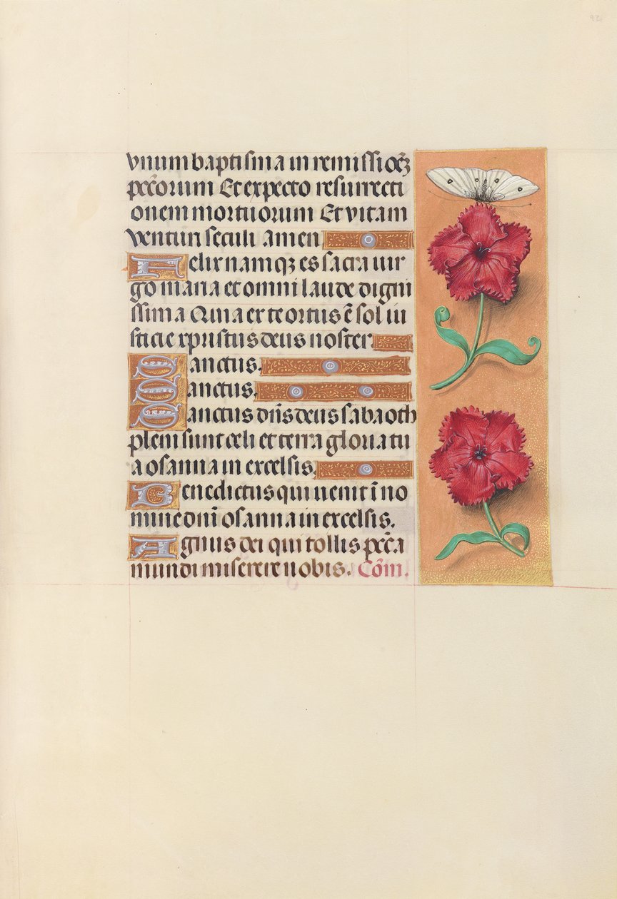 Hours of Queen Isabella the Catholic, Queen of Spain: Fol. 92r, c. 1500 by Master of the First Prayerbook of Maximillian