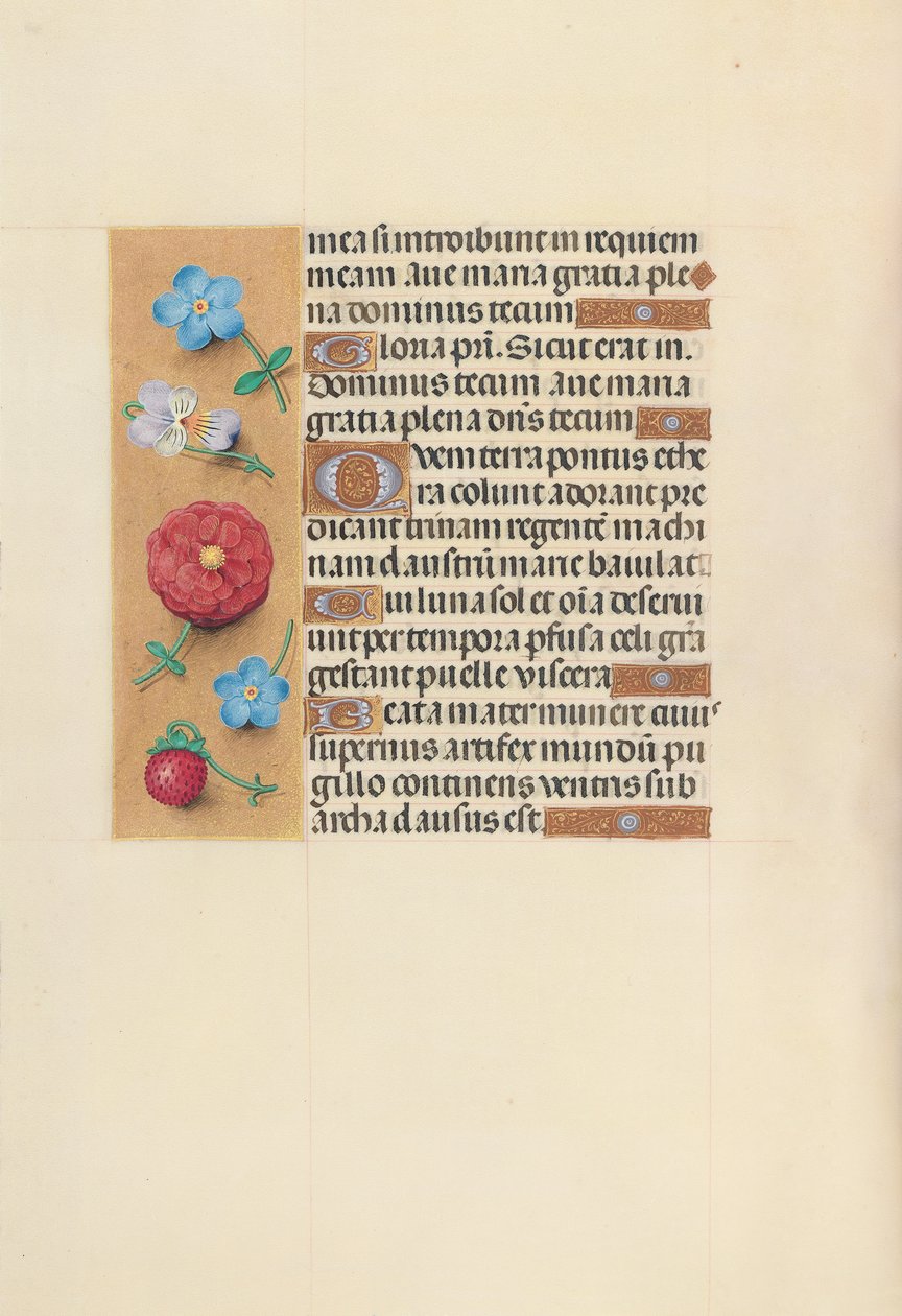 Hours of Queen Isabella the Catholic, Queen of Spain: Fol. 99v, c. 1500 by Master of the First Prayerbook of Maximillian