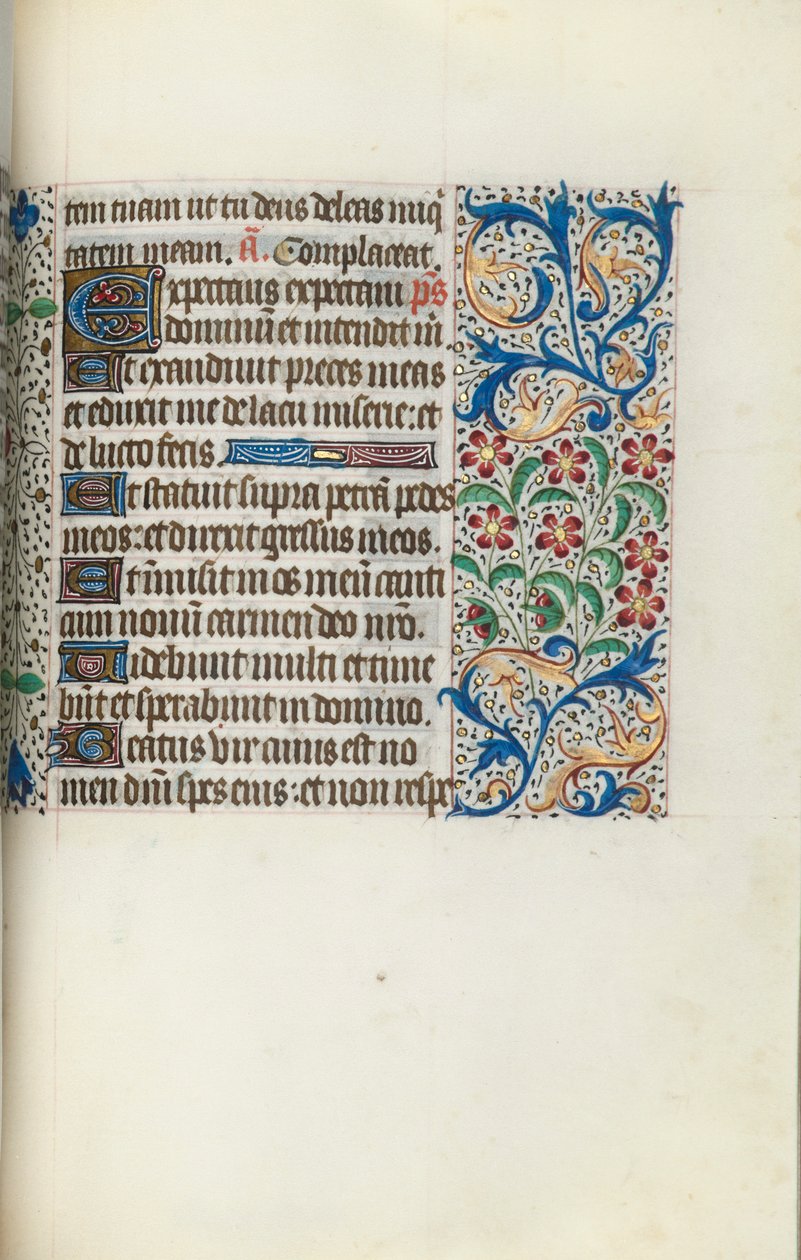 Book of Hours Use of Rouen: fol. 125r, c. 1470 by Master of the Geneva Latini