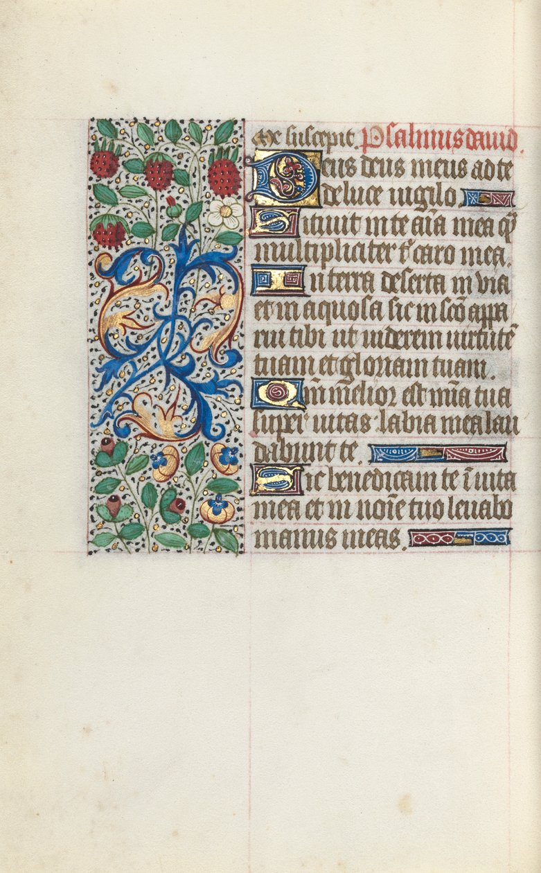 Book of Hours Use of Rouen: fol. 137v, c. 1470 by Master of the Geneva Latini