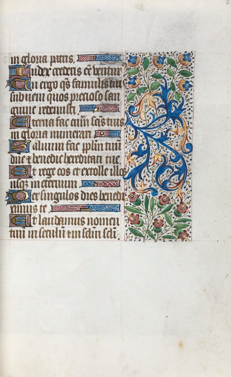 Book of Hours Use of Rouen: fol. 38v by Master of the Geneva Latini