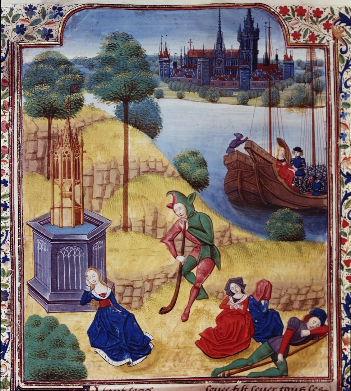 Efigenia and Cimone, from Giovanni Boccaccio
