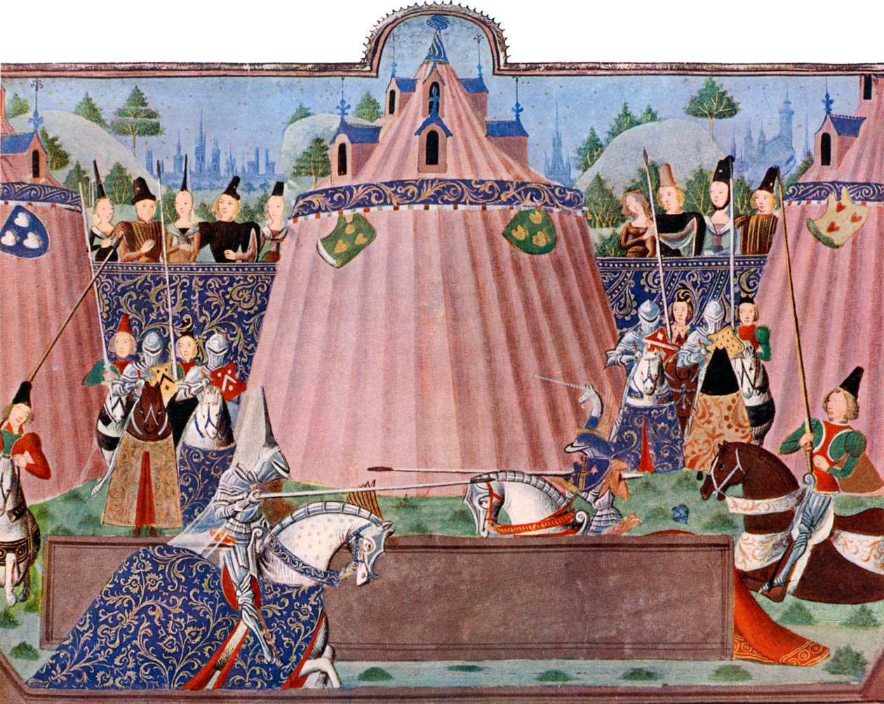 The Jousts of St Inglevert, France by Master of the Harley Froissart