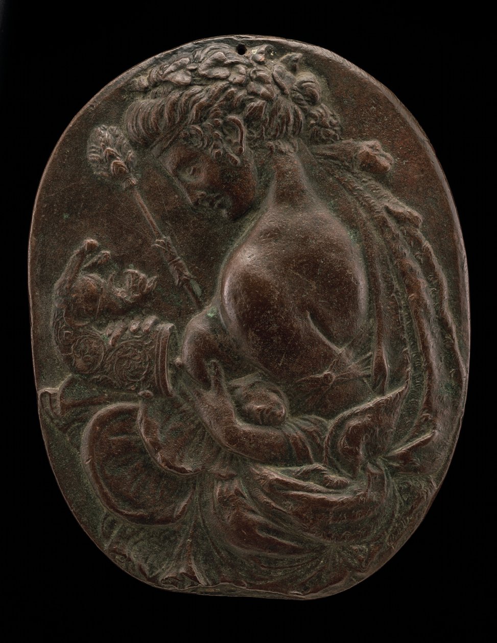 A Bacchante by Master of the Martelli Mirror