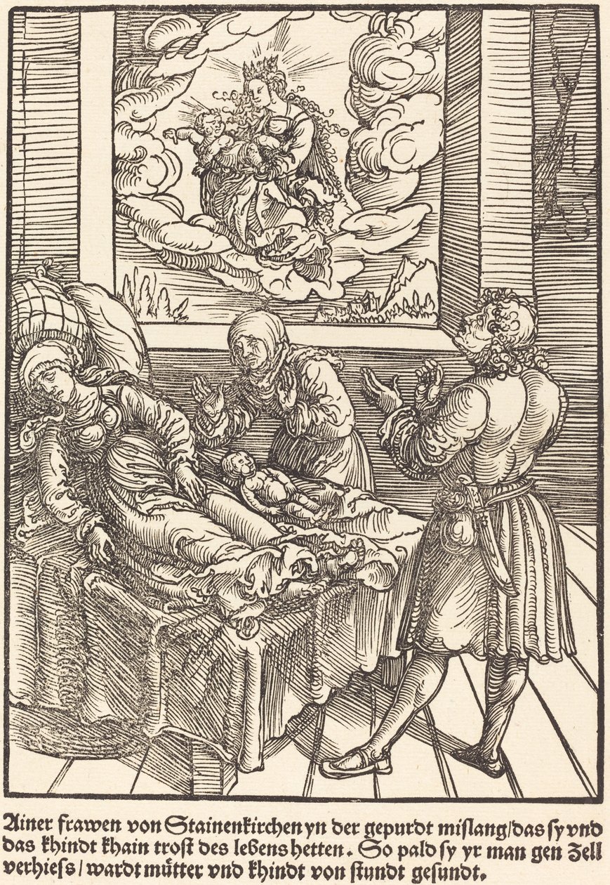 Ainer frawen von Stainerkirchen by Master of the Miracles of Mariazell