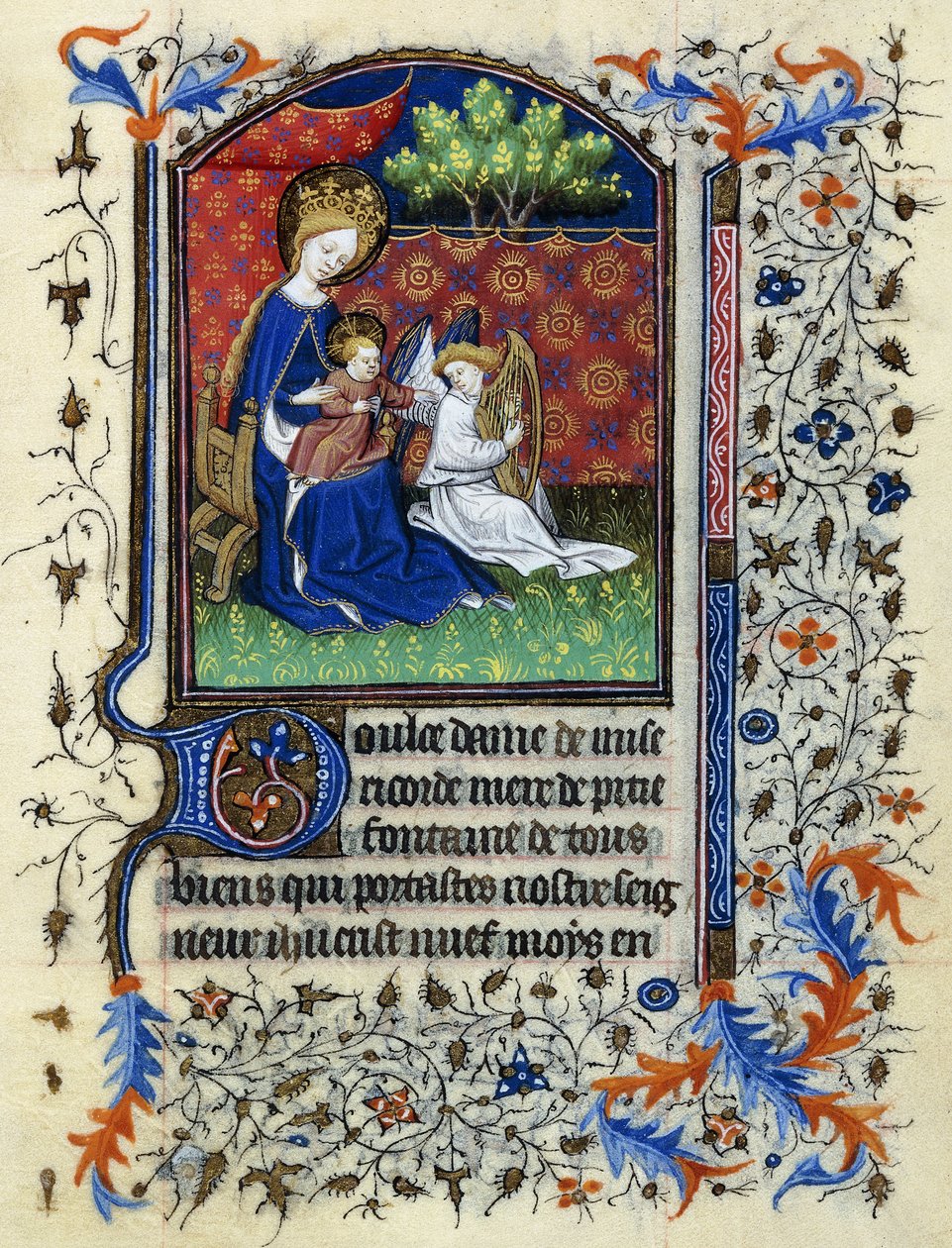 Crowned Virgin by Master of the Munich Golden Legend