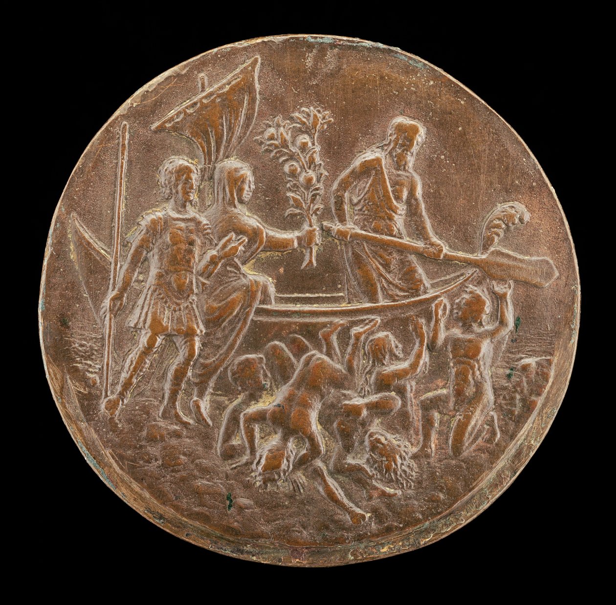 Aeneas Descending to the Underworld, fourth quarter 15th century by Master of the Orpheus Legend