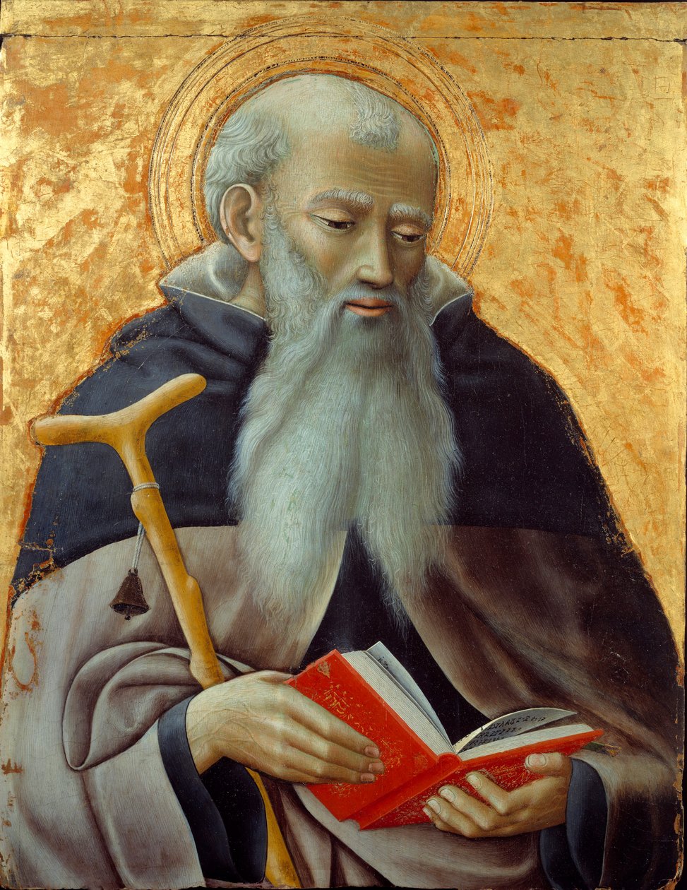 Saint Anthony, Abbe by Master of the Osservanza
